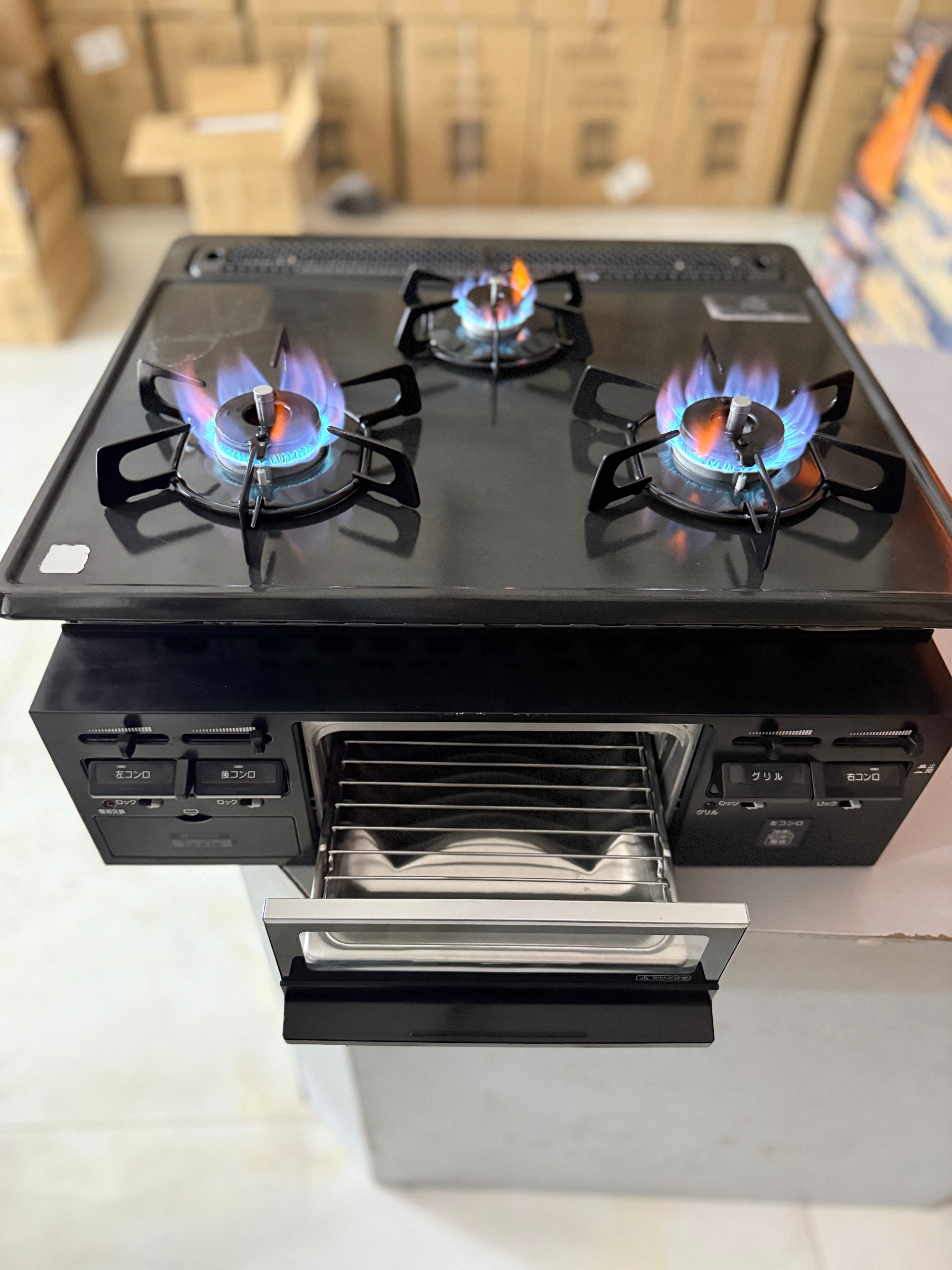 Rinnai 3 burner Japanese stove