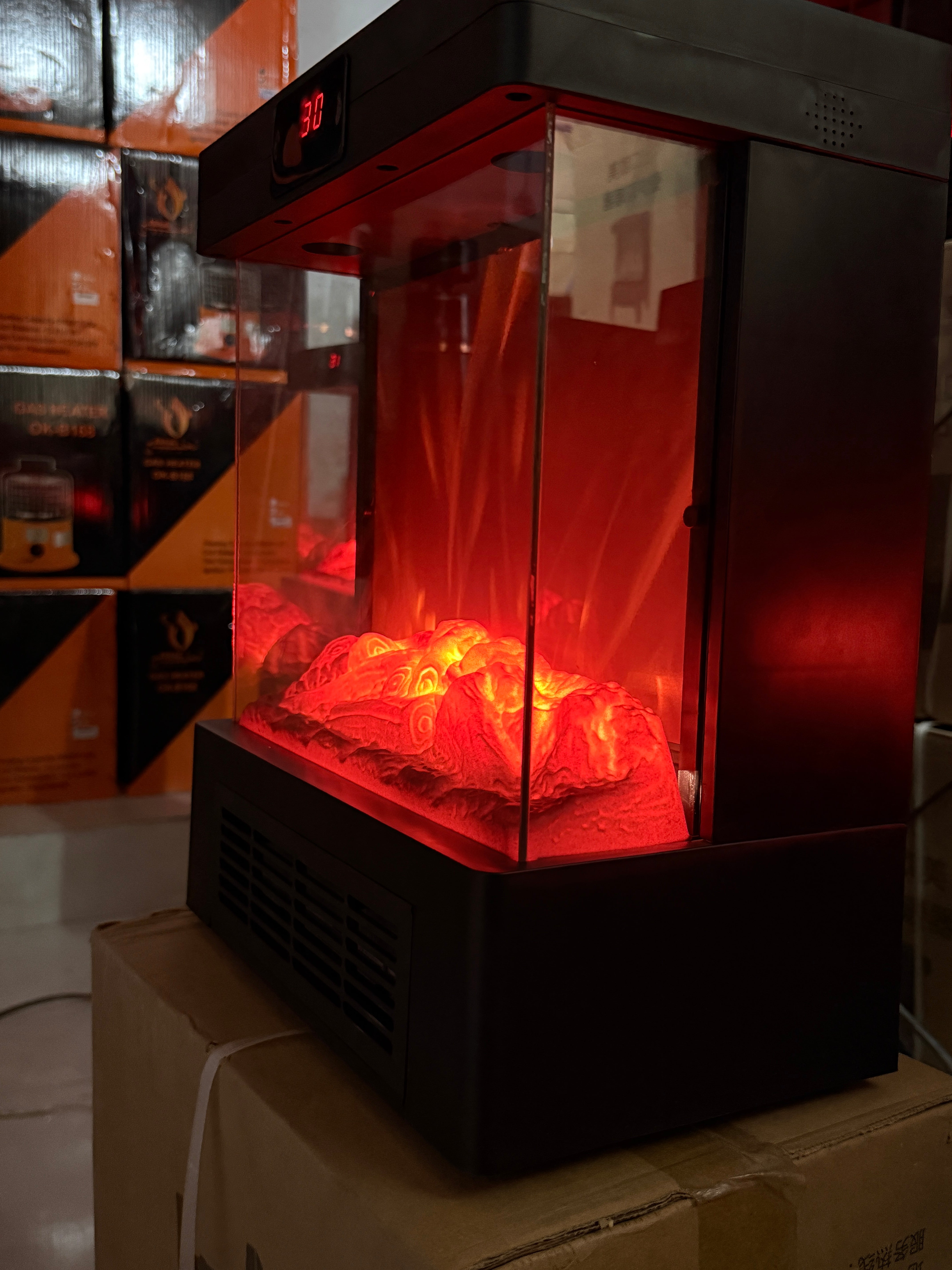 Flame Heater: Stay Warm Anywhere.