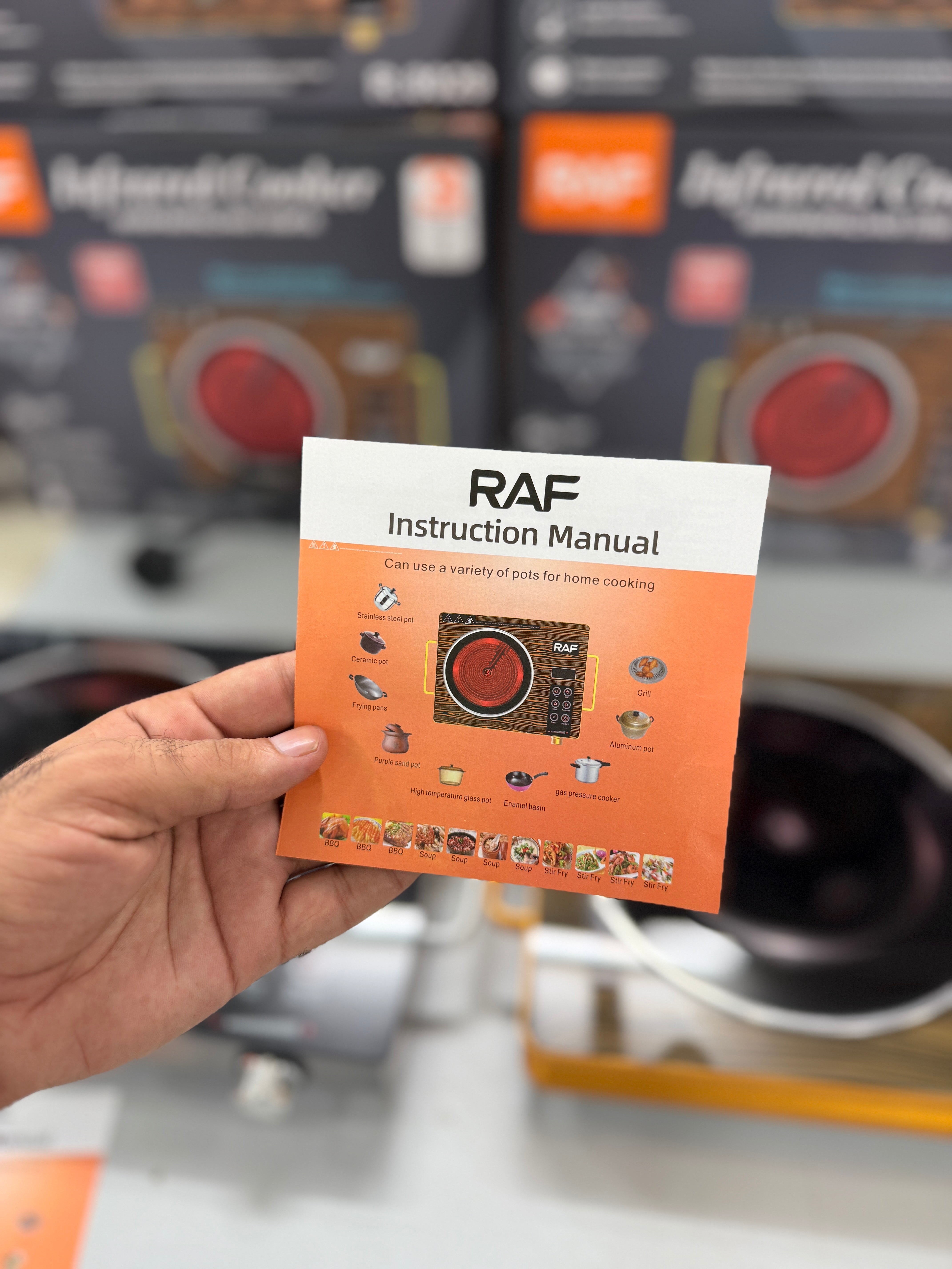 RAF infrared Electric Stove