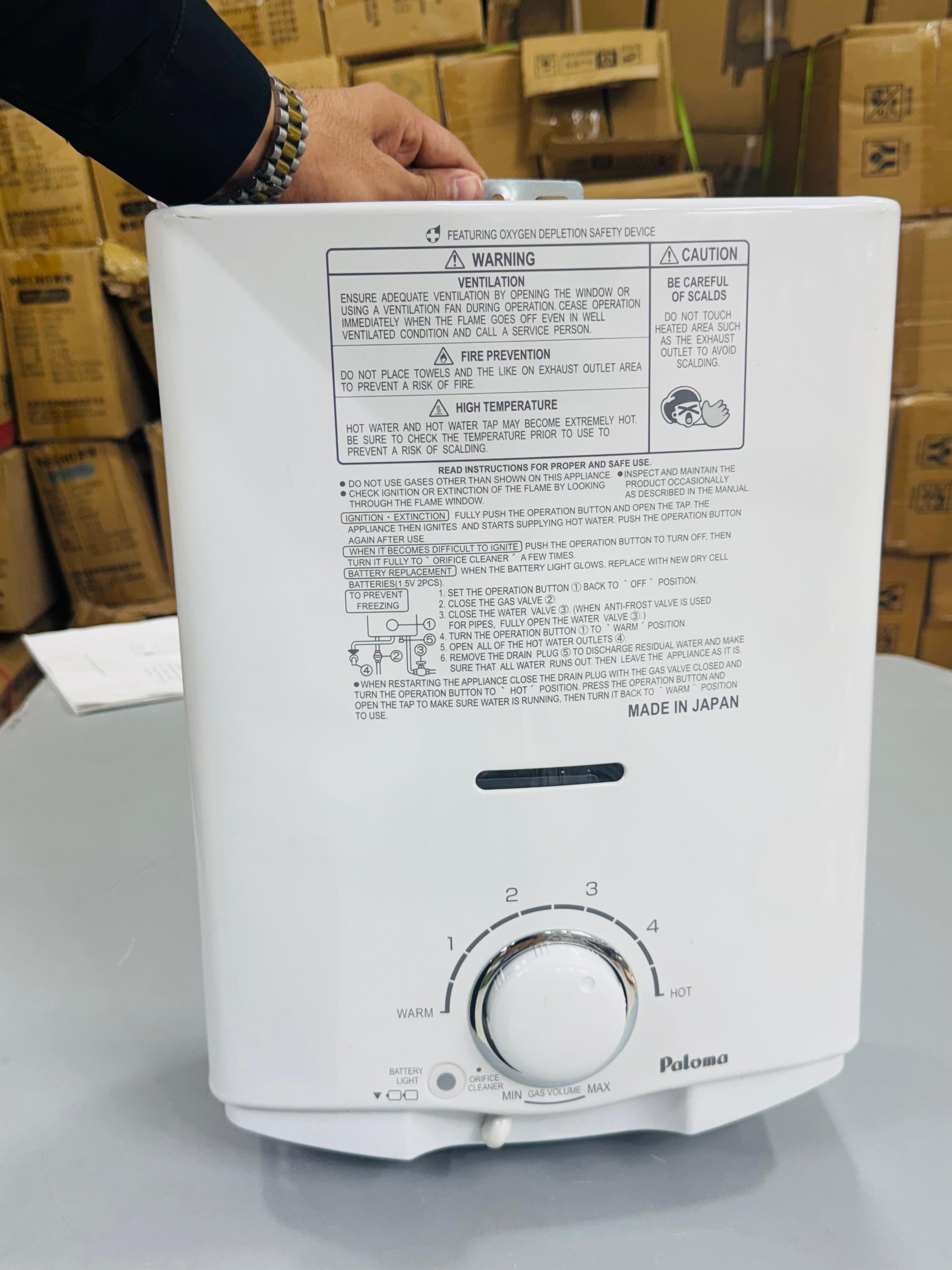 Water Heater Gas Paloma PH-5RX Natural Gas made in Japan