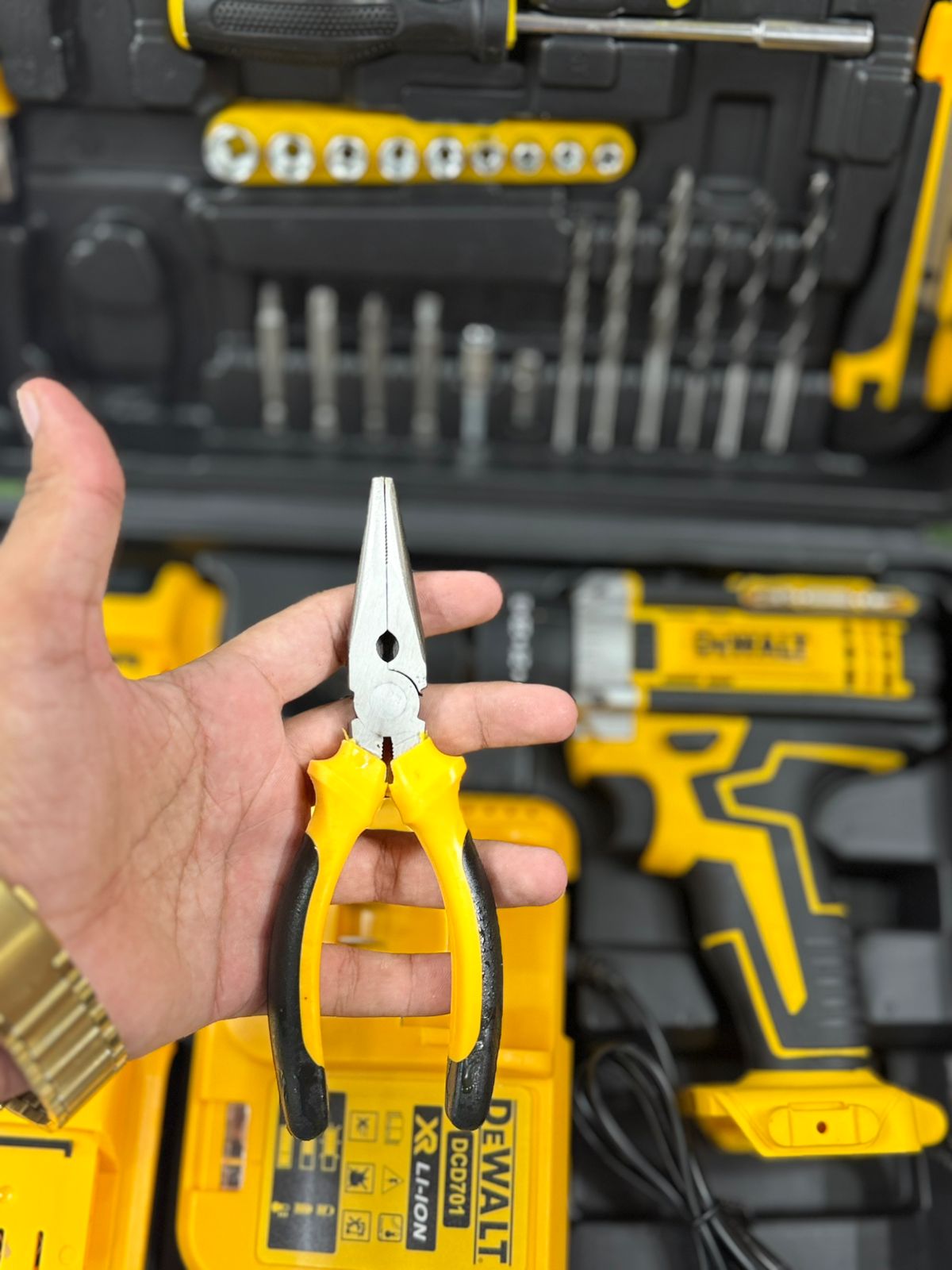 Dewalt 36V Power Drill Set with 36PCS Drill Bit,Cordless Drill Kit with Battery