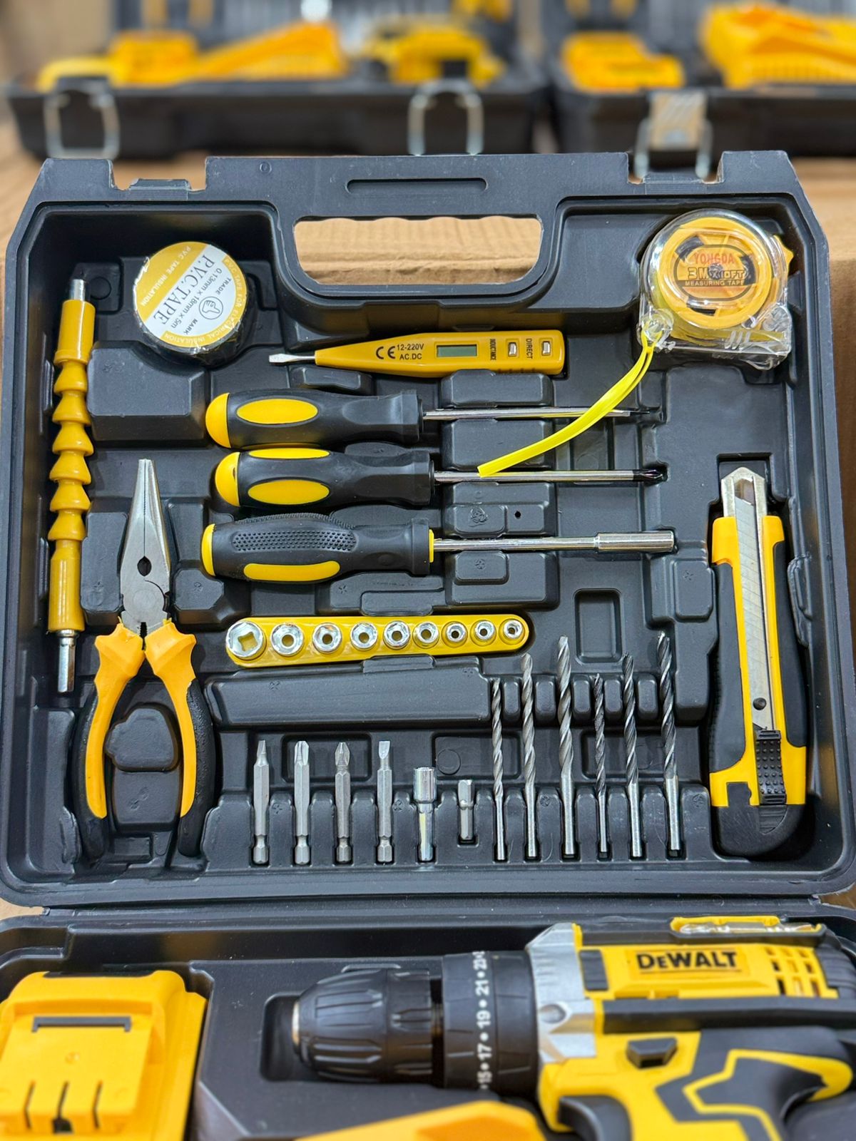 Dewalt 36V Power Drill Set with 36PCS Drill Bit,Cordless Drill Kit with Battery