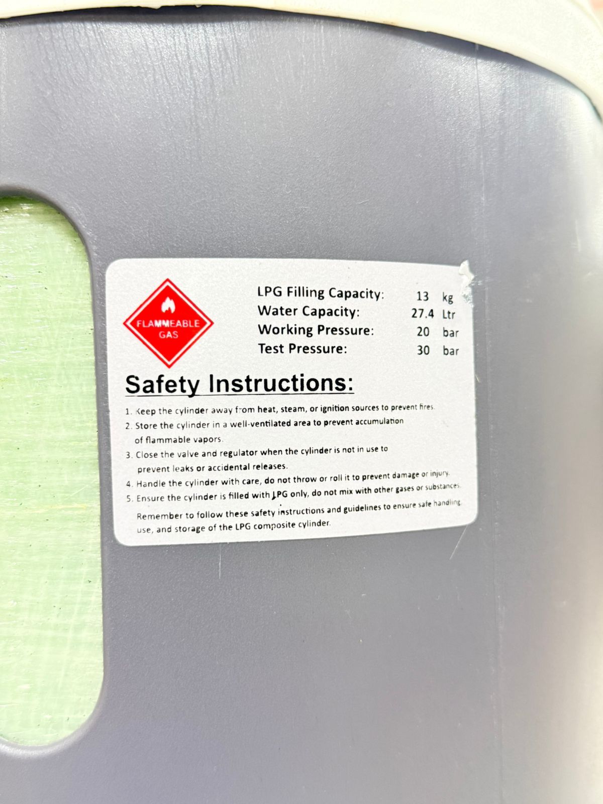 LPG Composite Cylinder 13Kg